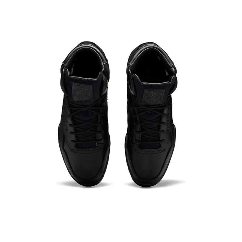 Reebok Exofit Hi Plus Ripple Leather 'Triple Black'-3