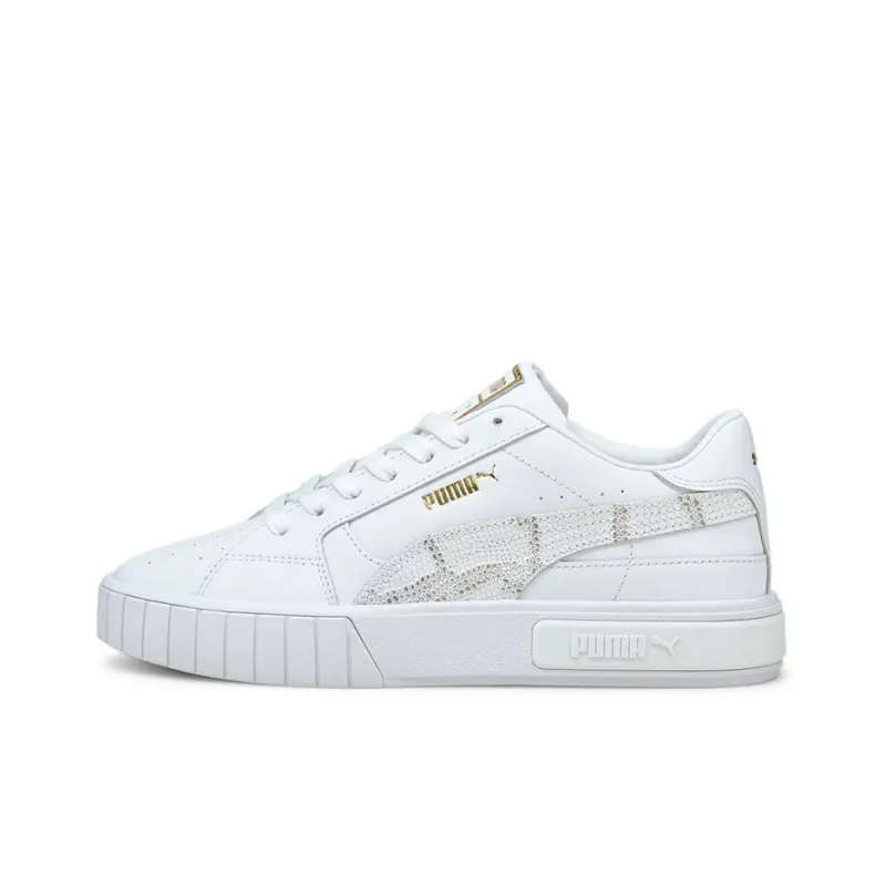 PUMA Cali Star Snake Casual Shoes White Women's-0