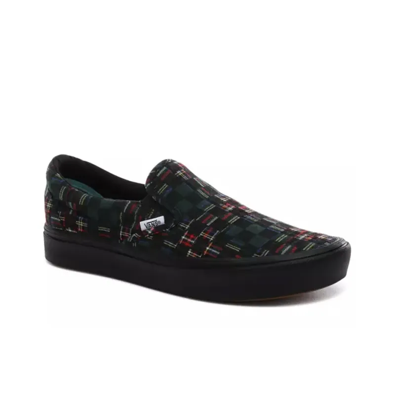Vans Comfycush Slip On 'Plaid Checkerboard Green'-2