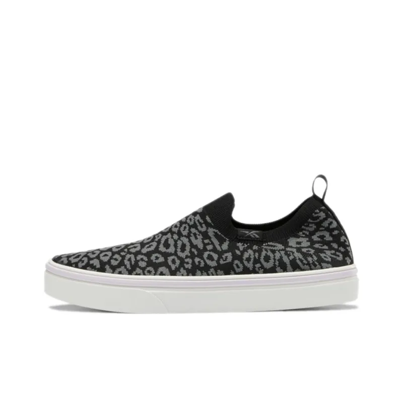Reebok Women's OnLux Slip On 'Black Leopard' Women's-0