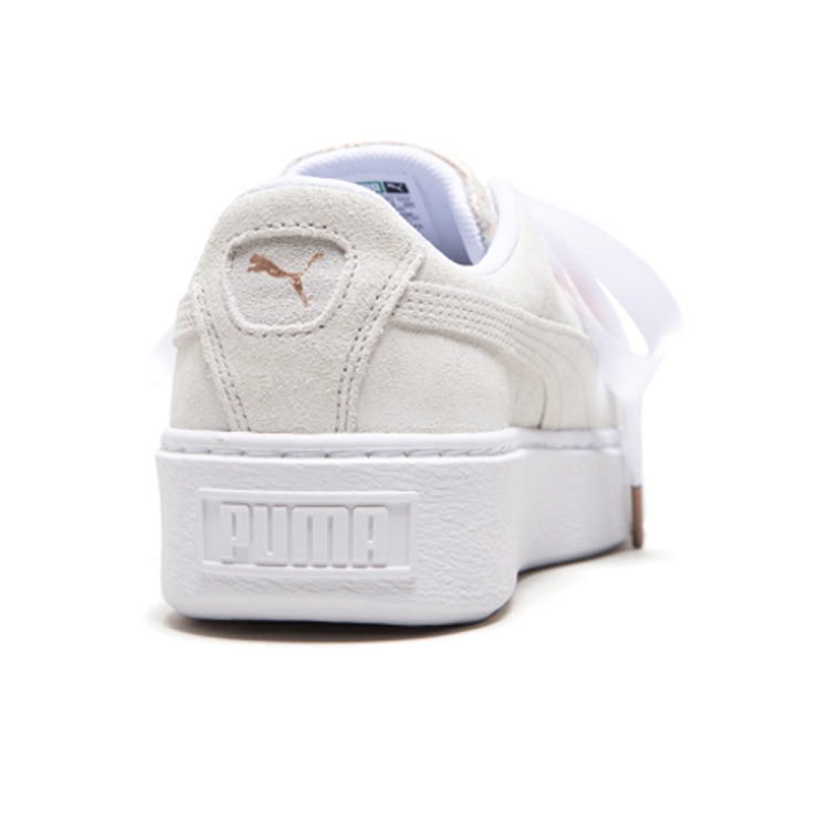 PUMA Platform Kiss Artica White Gold Women s Puma Cali Sport Women Shoes Cheap Rcj Jordan Outlet