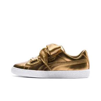 PUMA Basket Heart Luxe Retro Casual Skateboarding Shoes Women's