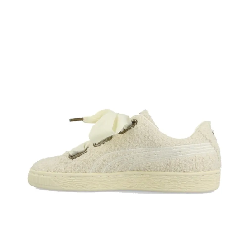 PUMA Basket Heart Teddy 'Cream Y' Women's-0