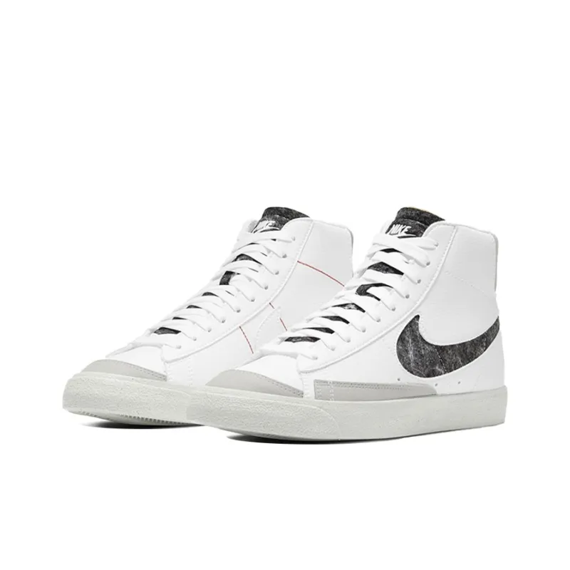 Nike Blazer Mid 77 Vintage Recycled Wool Pack - White Light Smoke Grey-2