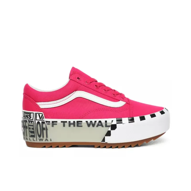 Vans Old Skool Stacked 'Logo Stack Cabaret' Women's-1
