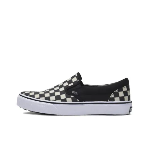 Vans Slip On Black White Grid Japanese Version Black And White