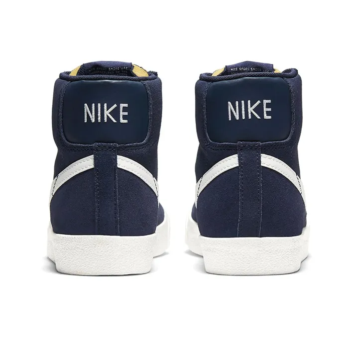 Nike Blazer Mid 77 Navy Suede Women's-4