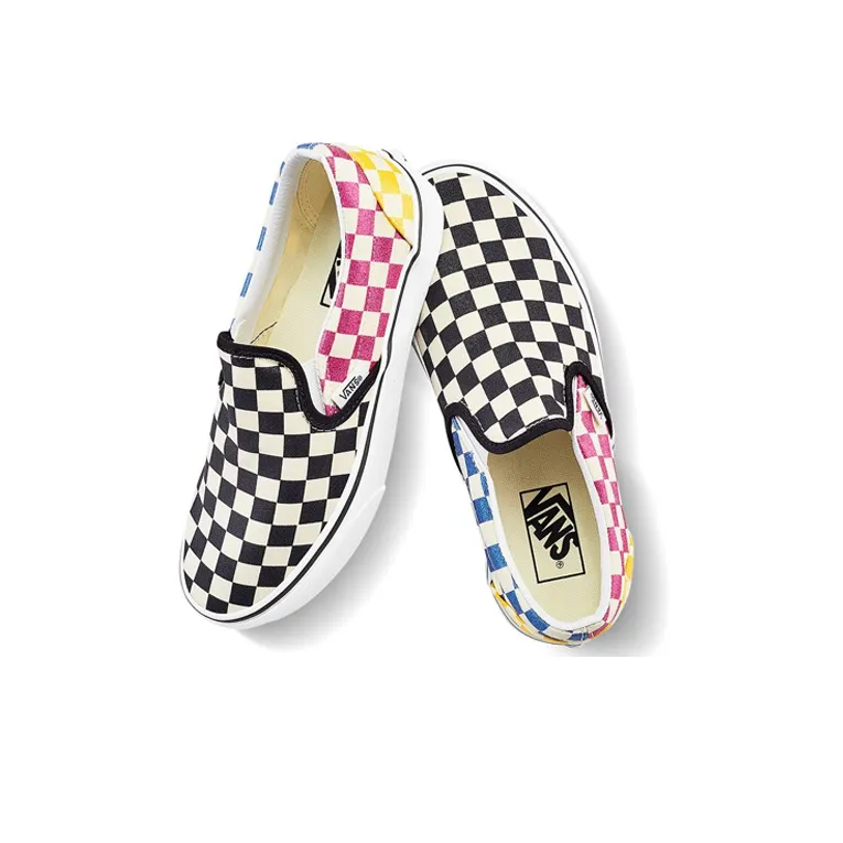 Slip On Classic Vans 'Glitter Check Multi' Women's-3