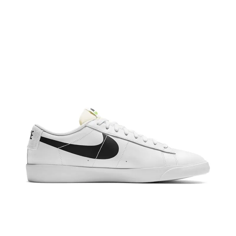Nike Blazer Low Print White Black Volt-1