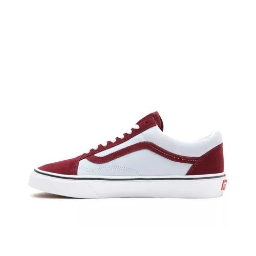 Vans Old Skool Skateboard Shoes Unisex Low-Top Gray/Red