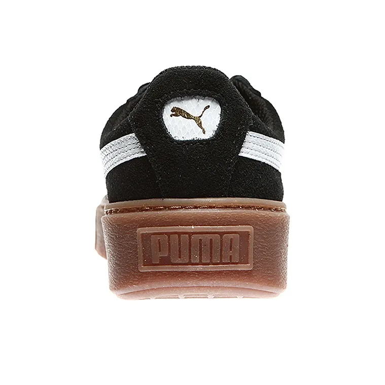 PUMA Suede Platform Sneakers 'Black Brown' Women's-2