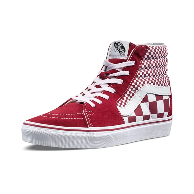 Vans SK8 Hi Red Mix Checker-2