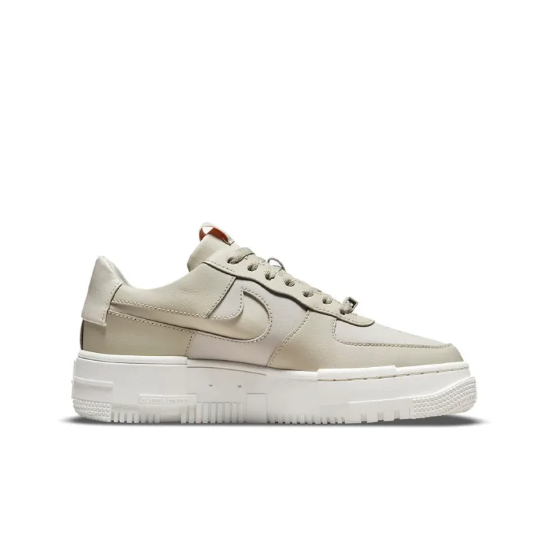 Nike Air Force 1 Low Pixel Stone Bone Summit White Women's-1