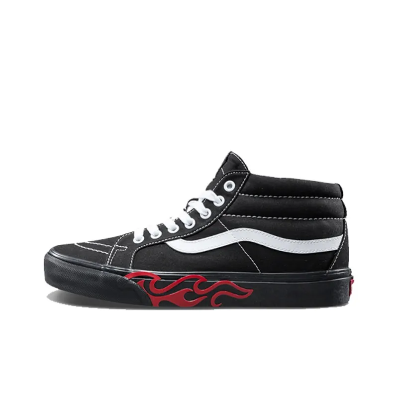 Vans Sk8 Mid Flame Cut Out-0