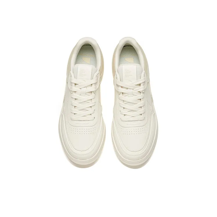 Anta Low Top Skateboard Shoes Men's White Yellow-3