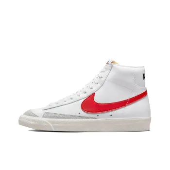 Nike Blazer Mid 77 Vintage Mismatched Swoosh Blue Red