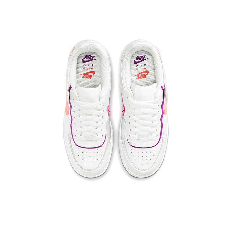 nike air force 1 shadow white mango