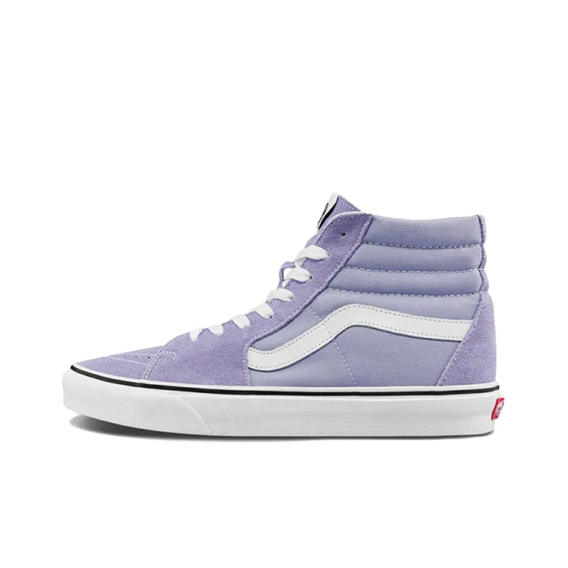 Vans Unisex SK8 Hi High Top Sneakers Purple Light Purple-0