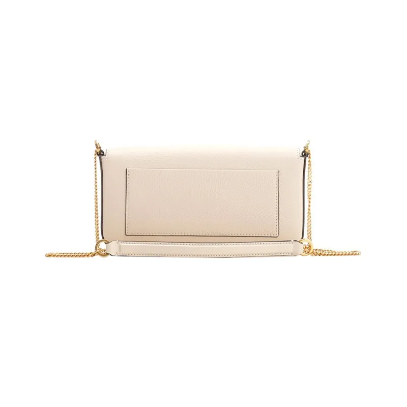 Valentino Cow Leather One Shoulder Crossbody Clutch Regular Women's Ecru-2