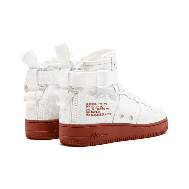 Nike Sf Air Force 1 Mid Ivory Mars Stone-3