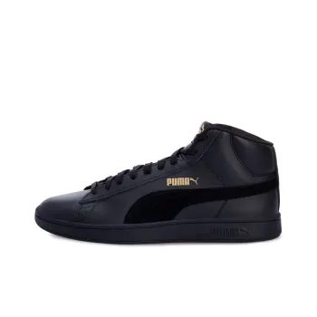 PUMA Smash V2 Mid L Anti-Slip Wear-Resistant Mid-Top Skateboard Shoes Unisex Dark Blue