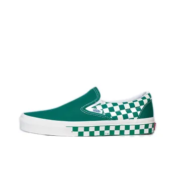 Slip On Classic Vans 'Sidewall Check Ultramarine Green'