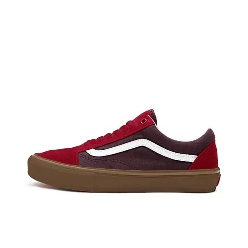 Vans Customs Gum Old Skool Dark Red