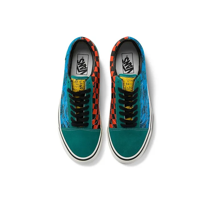 Vans Style 36 Blue Green Contrasting Colors Unisex 'Blue Green Black'-2