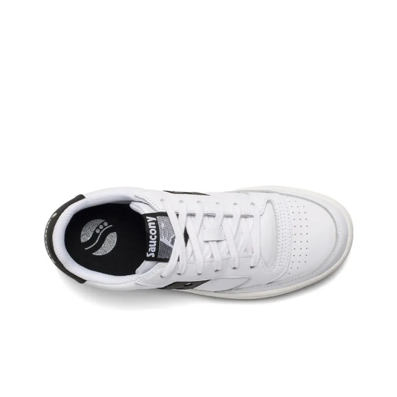 saucony Jazz Court White Black-3