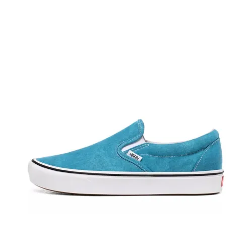 Vans Washed Canvas Comfycush Slip On Blue