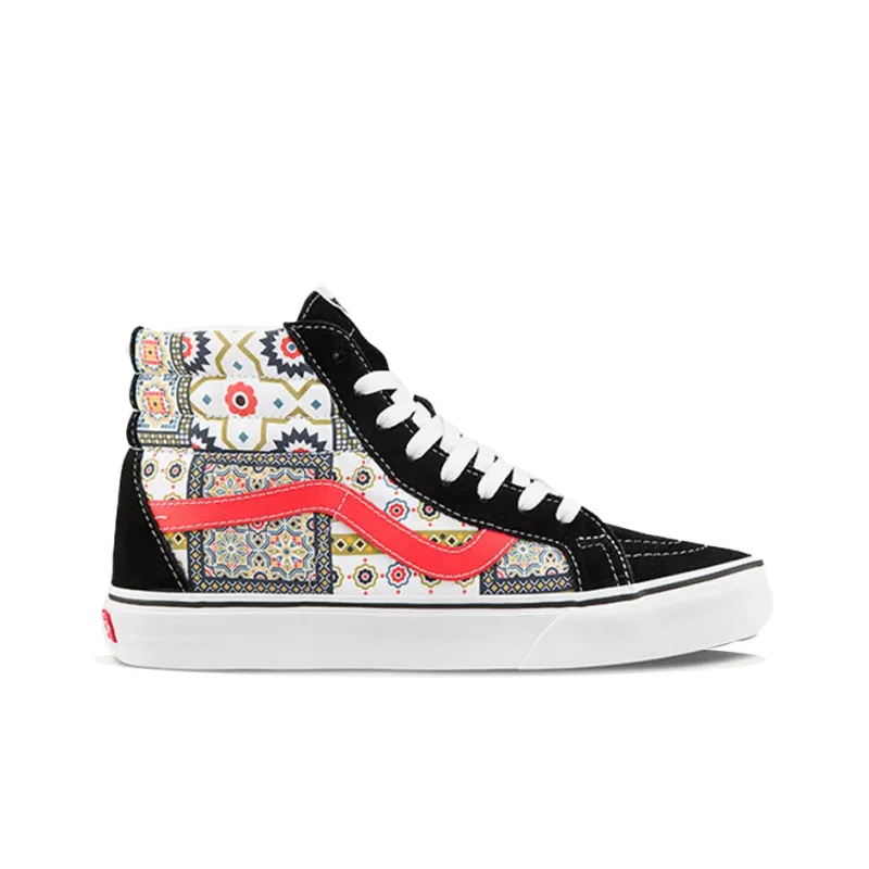 Sk8 Vans -Hi Reissue 'Moroccan Tile Check - Orange'-1