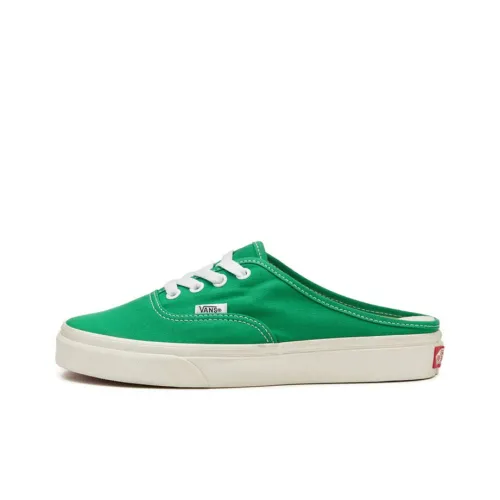 Vans Authentic Skateboard Shoes Unisex Low-Top Green