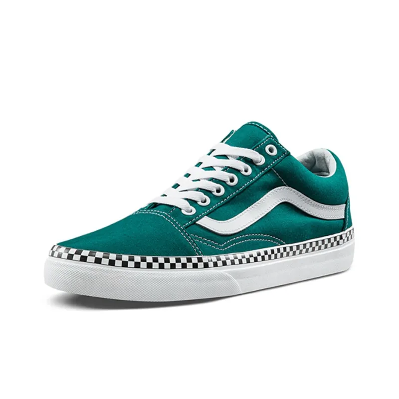 Vans Check Foxing Old Skool Green-1