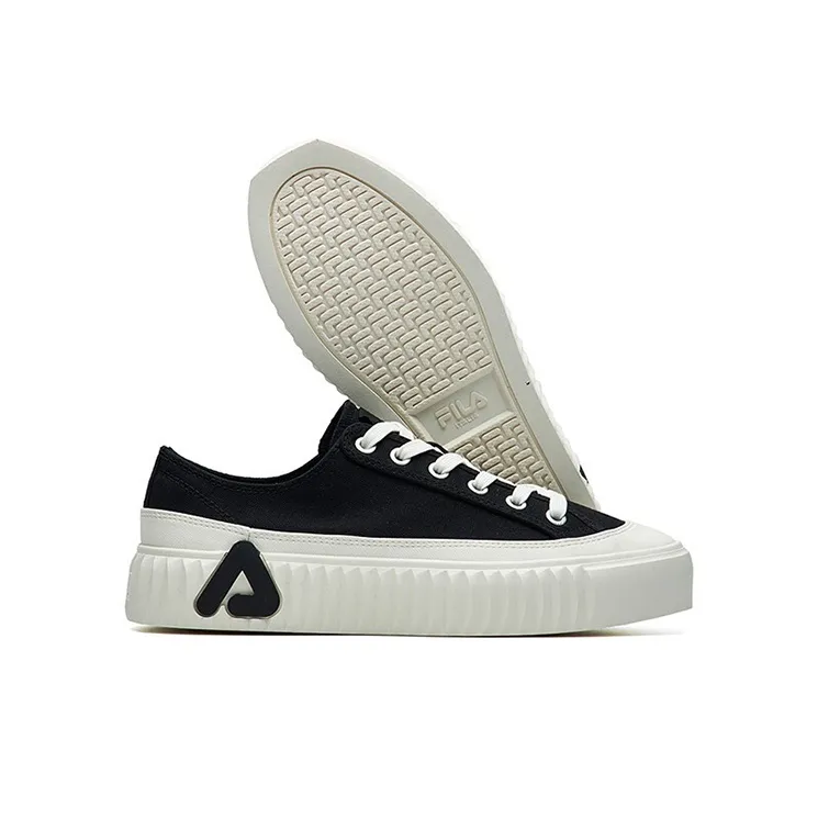 FILA Gear Canvas Shoes 'Black' Women's-5