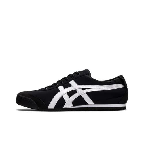 Onitsuka Tiger MEXICO 66 Skateboard Shoes Unisex Low-Top Black/White