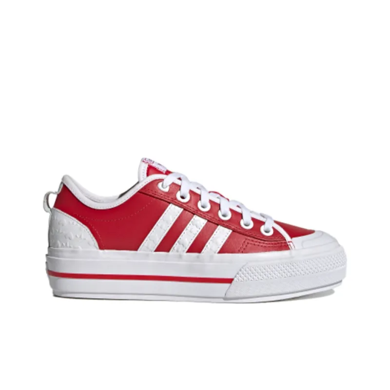 Adidas Nizza Rf Platform Heart Embossed Scarlet Women's-1