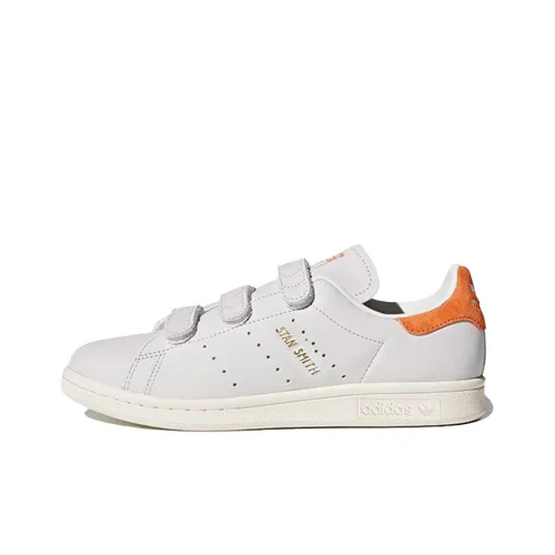 Adidas Originals Stan Smith Skateboard Shoes Women's Low-Top White/Orange