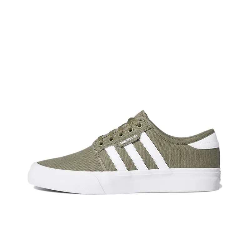 Adidas Originals Seeley Xt Wear-Resistant Coverage Low-Top Skateboard Shoes Men's Army Green-0