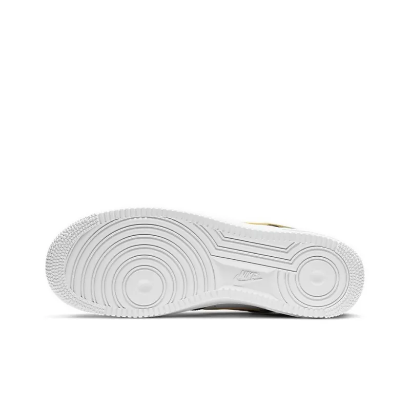 Nike Air Force 1 Low Black White Metallic Gold-5