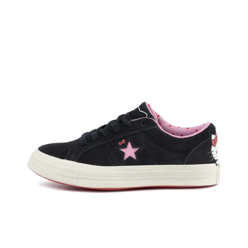 Converse One Star Ox Hello Kitty Black Women's-0