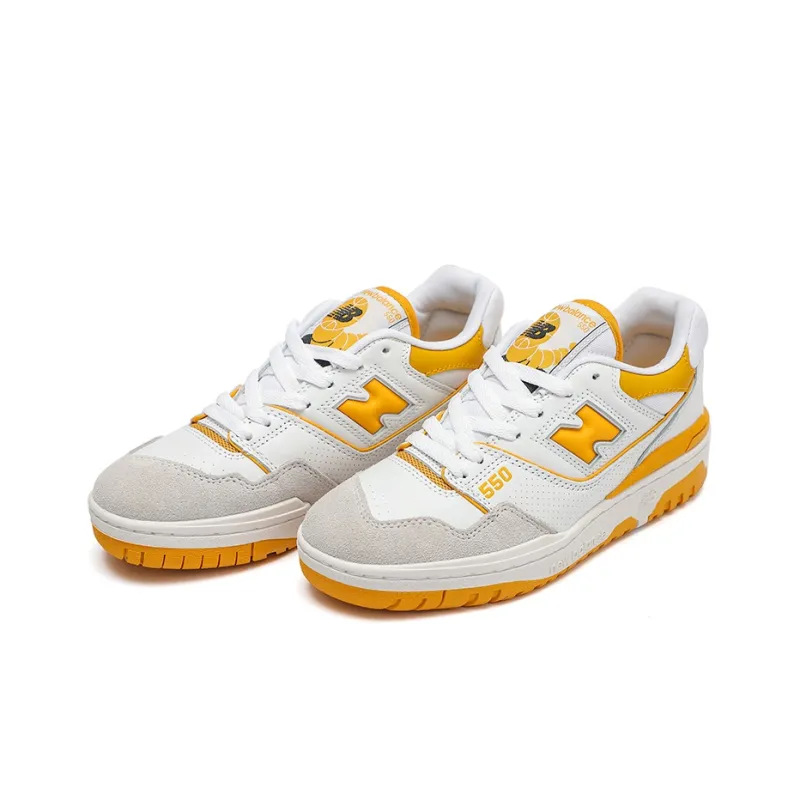 New Balance 550 Sea Salt Varsity Gold-2