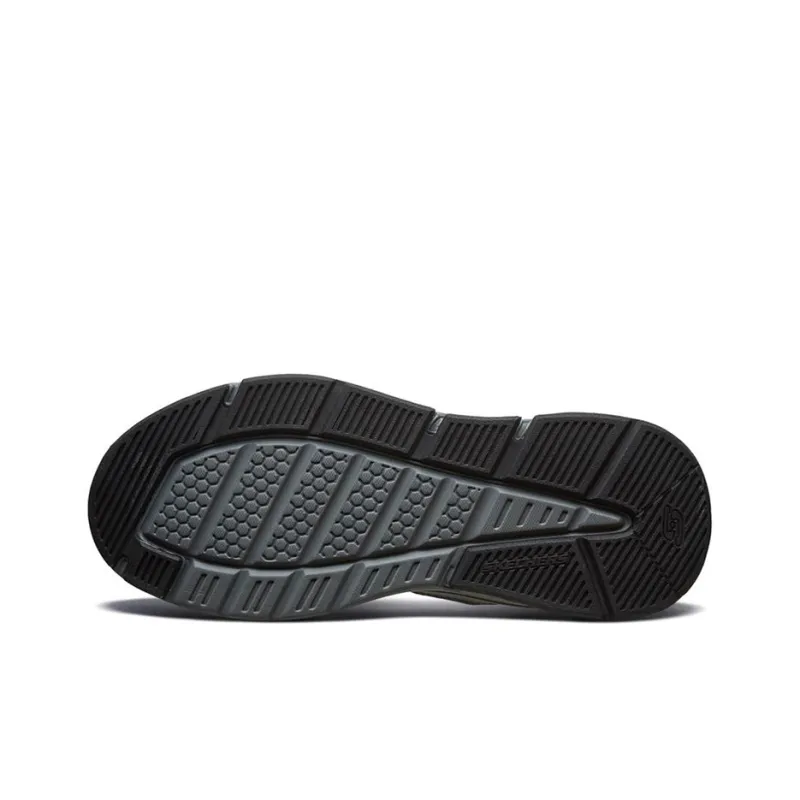 Skechers Benago Coverage Warm Anti Slip And Wear Resistant Mid Top Skateboard Shoes Men's Black-4