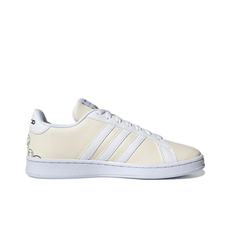 Adidas Neo X Smiley Grand Court 'Cream Yellow' Women's-1
