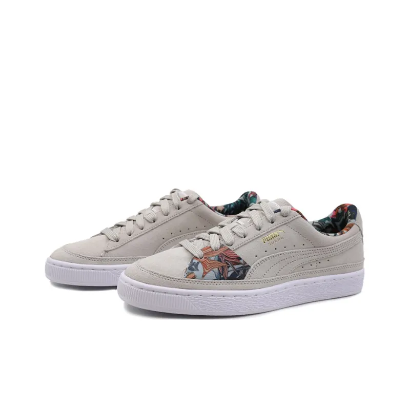 PUMA Suede Skate Palms 'Light Grey'-2