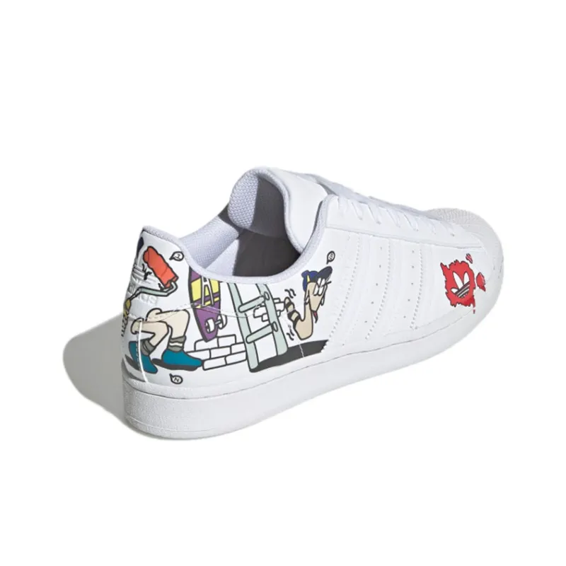 Adidas Superstar 'White Comic'-3