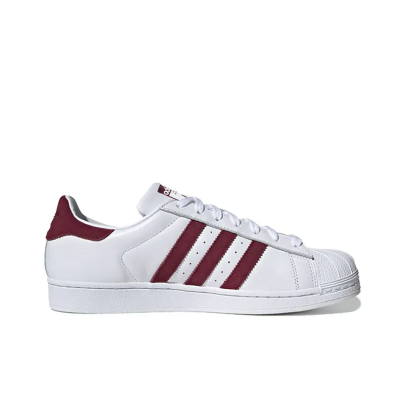 Adidas Superstar 'White Collegiate Burgundy'-1