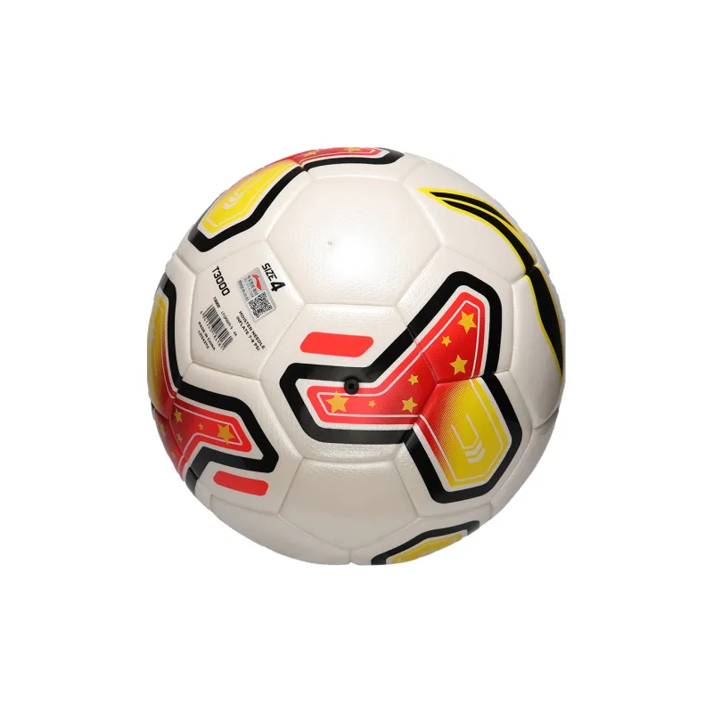 LiNing Size 4 Ball Soccer PU Seamless Thermal bonding Unisex White Yellow Red-18