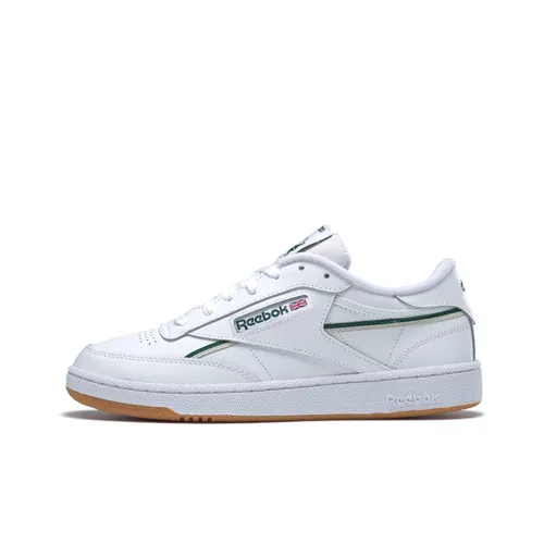 Reebok Club C Skateboard Shoes Unisex Low-Top White/Green