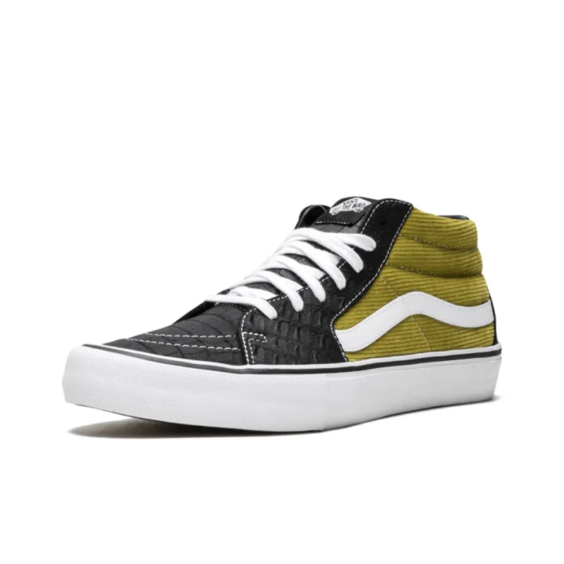 Vans Supreme X Sk8 Mid Pro 'Corduroy Croc'-1