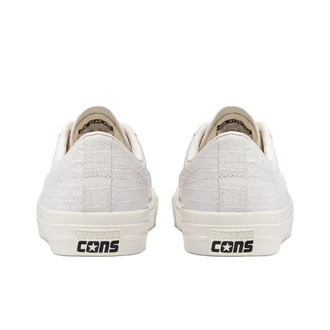 Converse One Star Pro Low 'Croc Emboss Egret'-3